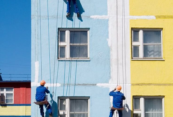 نقاشی نمای ساختمان‌ها: راهنمای کامل و تخصصی