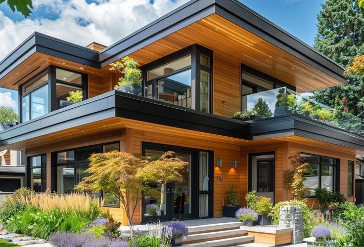 طراحی مدرن ویلا پیش‌ساخته با نمای لوکس