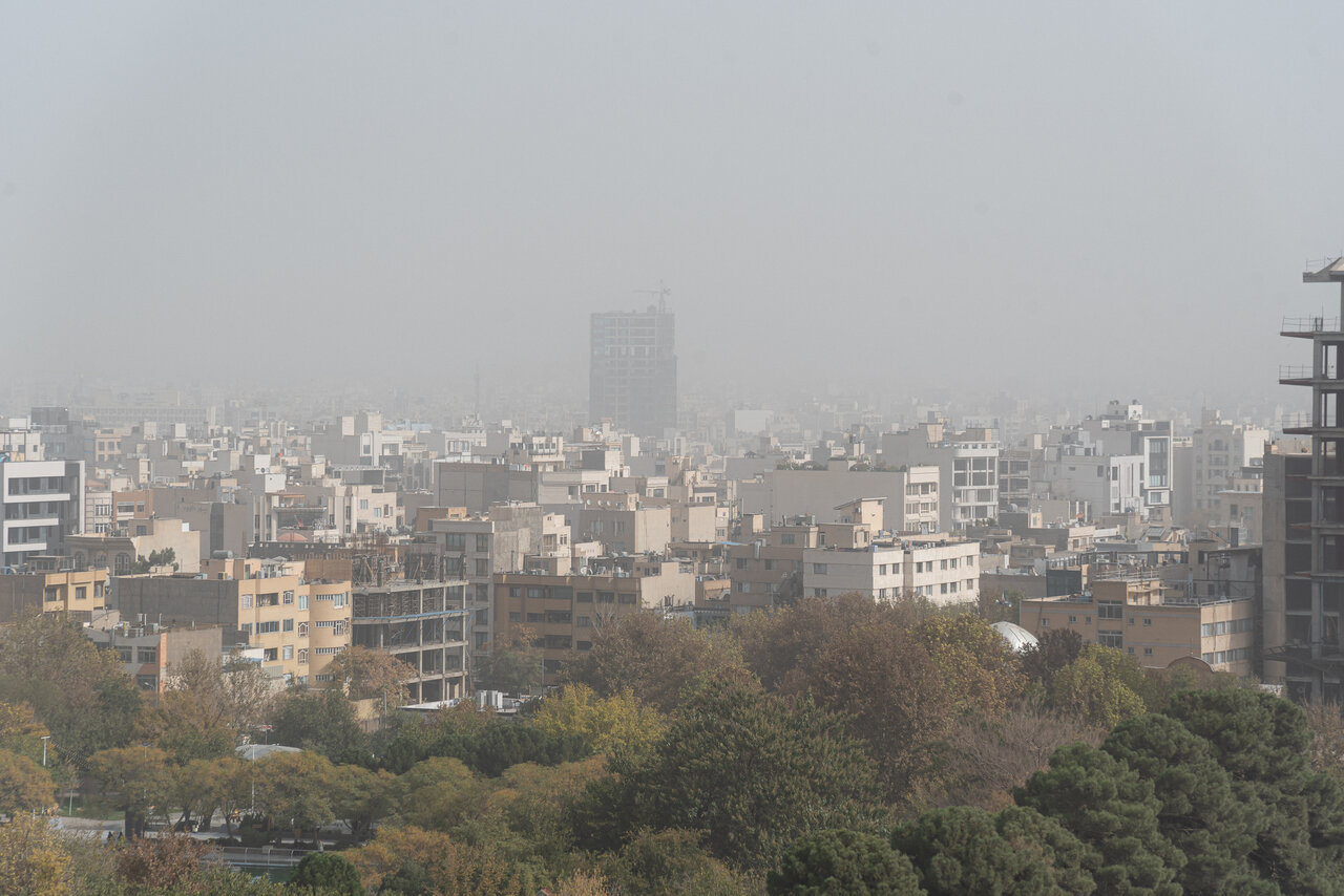 پایداری هوا در بیشتر مناطق کشور؛ افزایش آلودگی در کلان‌شهرها