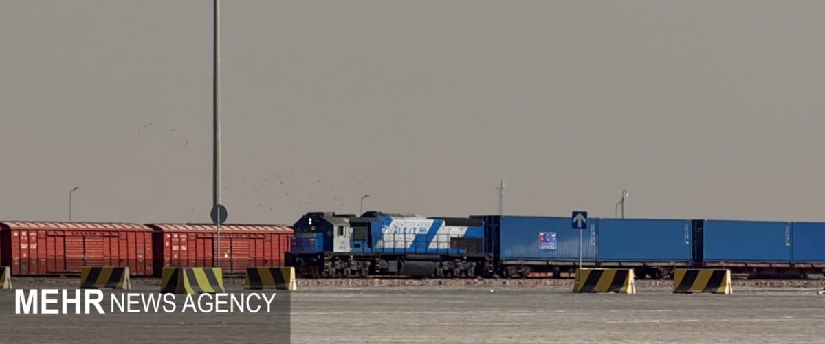 نخستین قطار ترانزیتی روسیه پس از ۱۰ روز وارد بندر خشک ریلی تهران شد
