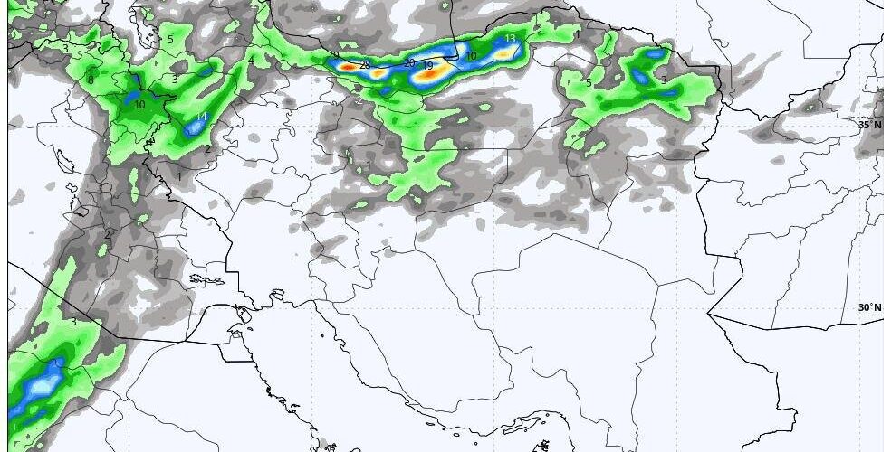 بارش‌های پاییزی آغاز شد؛ ورود سامانه بارشی جدید به کشور از روز شنبه