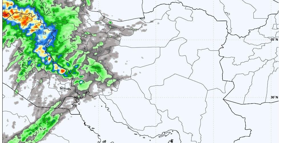 فعالیت سامانه بارشی جدید در ۱۲ استان از امروز؛ تخریب محصولات کشاورزی
