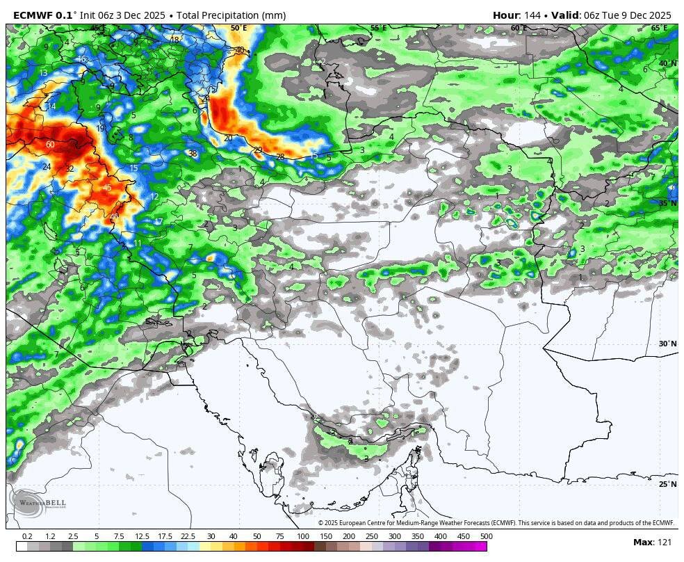 تداوم بارش‌های سنگین در سواحل شمالی؛ هشدار برف در ارتفاعات ۷ استان