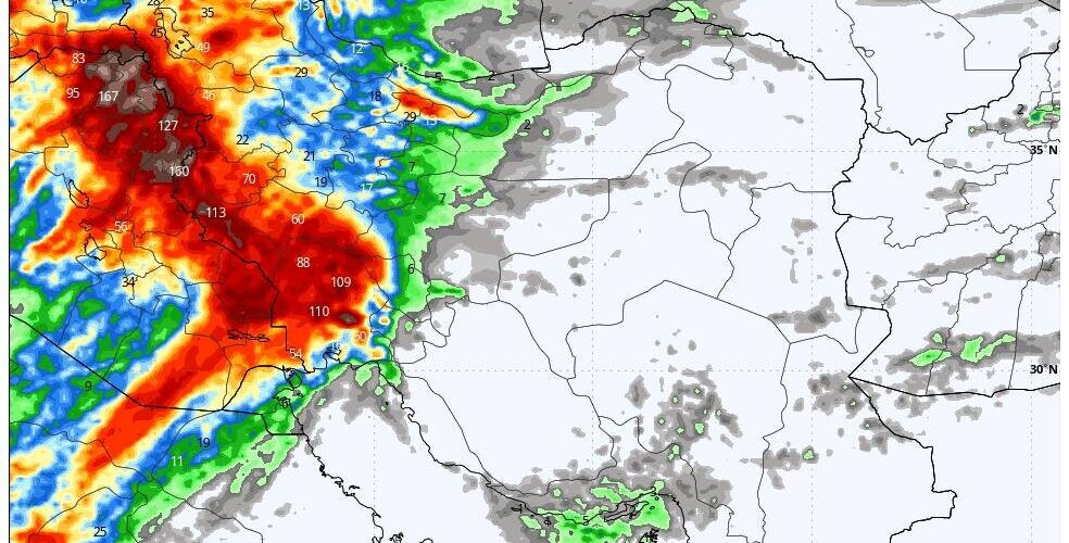 ورود پیاپی سامانه‌های بارشی به کشور از فردا؛ هوا سردتر می‌شود