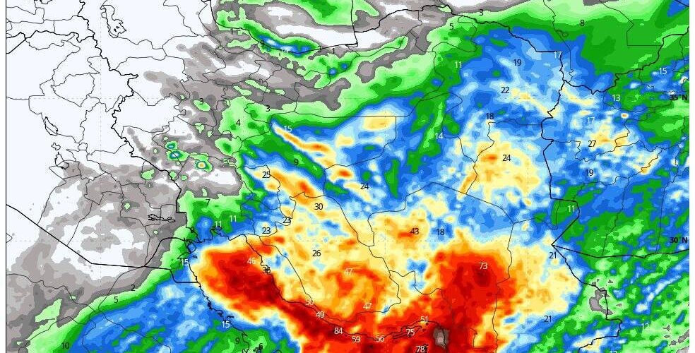 هشدار بارشهای سیلآسا و افت شدید دما در ۹ استان کشور