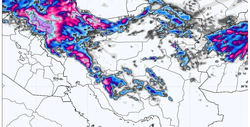 هشدار بارش برف و باران در ۱۰ استان؛ سامانه بارشی جدید در راه تهران