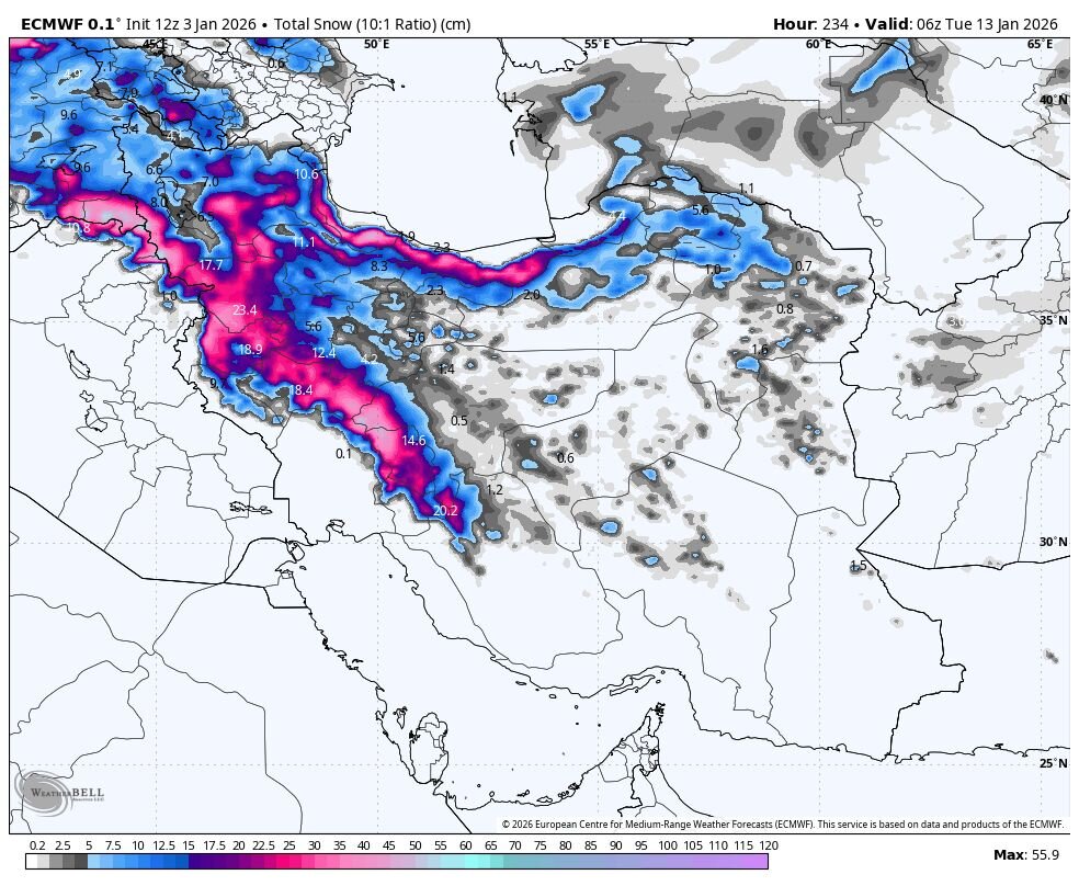 ورود سامانه بارشی جدید به کشور از هفته آینده؛ نفوذ هوای سرد به خوزستان