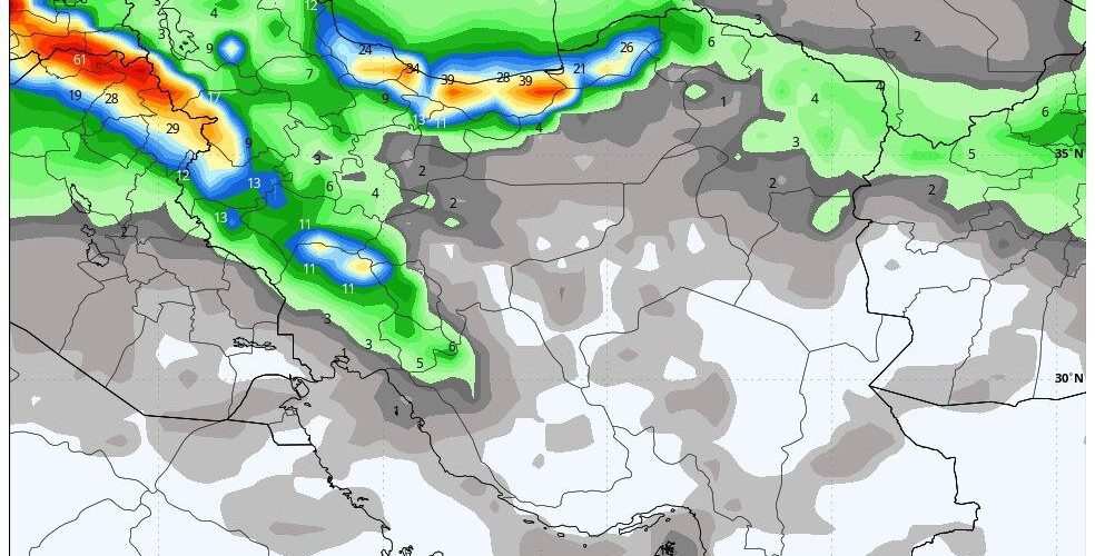 فعالیت سامانه‌های بارشی فعلا تمام شد؛ هشدار آلودگی هوا برای ۶ استان