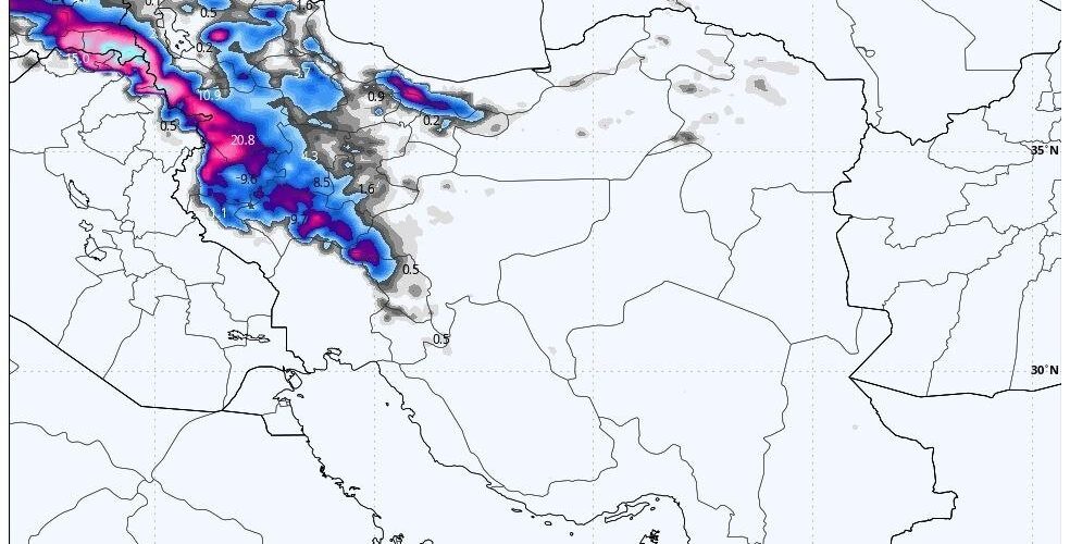 هشدار هواشناسی؛ سامانه‌های شدید بارشی در راه آذربایجان شرقی و غربی