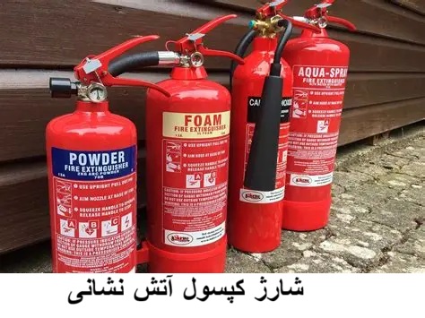 شارژ کپسول آتش نشانی