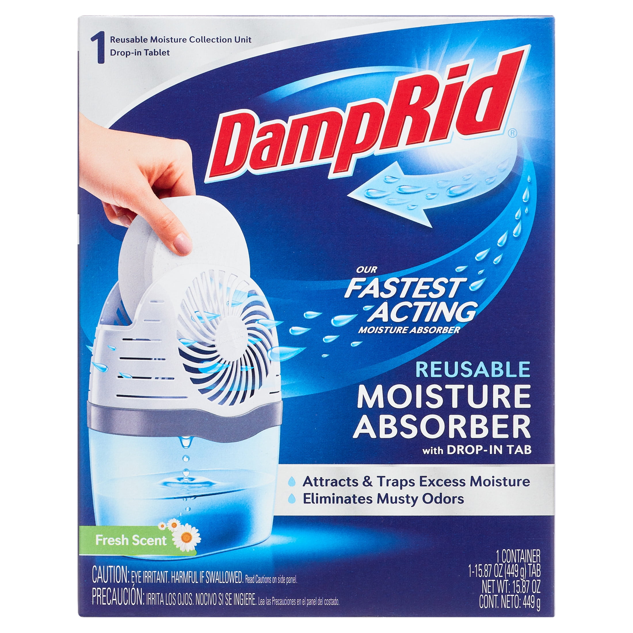 دستگاه جذب رطوبت DampRid برای کاهش نم در فضاهای داخلی